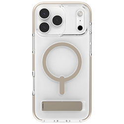ZAGG Santa Cruz Snap Fitted Hard Shell Case with MagSafe & Kickstand for iPhone 17 Pro Max - White