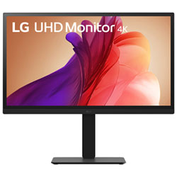 LG UltraFine 27" 4K Ultra HD 60Hz 5ms GTG IPS LED Monitor (27BA45U-B) - Black