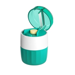 MYACUC Pill Crusher Fine Powder - Portable Pill Cutter And Crusher With Stainless Steel Grinding Pestle, for Elderly And Pets