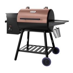 VEVOR 8 In 1 Wood Pellet Grill Smoker, Bbq Grills for Outdoor Cooking, 456 Square Inches Cook Area Electric Grill And Smoker, \w Digital
