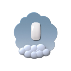 GREEN SCENIC Cloud Gradient Color Matching Keyboard Palm Rest | High Elastic Memory Foam + Silicone Non-Slip Base | Wrist Mouse Pad for Office - Star