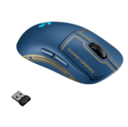 LOGITECH Refurbished (Excellent) - G Pro Wireless Gaming Mouse - Lightspeed, Hero 25K Sensor, 25, 600 Dpi, RGB, 4-8 Customizable Buttons (910-006449)