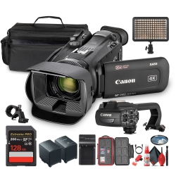 CANON Xa60 Pal Professional Uhd 4K Camcorder + 128GB Sd Card + Led Light + More (Bundle)