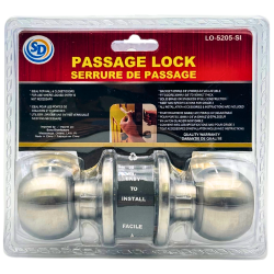 SD Passage Lock - In Silver