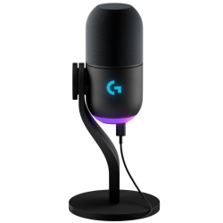 BLUE MICROPHONES Logitech G Yeti Gx Dynamic RGB Gaming Microphone, Podcast \w Lightsync Voce, G Hub Control, Supercardioid, USB Plug And Play On