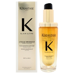 KERASTASE Elixir K Ultime Versatile Beautifying Oil By for Women - 2.53 OZ Oil (Refillable)