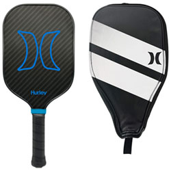 Hurley Fiberglass Pickleball Paddle & Bag Carrier - Black/Blue
