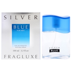 FRAGLUXE Silver By for Men - 3.4 OZ Edt Spray In Blue