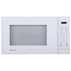 Magic Chef 1.1 Cu. Ft. Counter Top Microwave (MC110MWF) - White