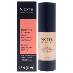 NOTE COSMETIQUE Mattifying Extreme Wear Foundation Spf 15 - 03 Medium By for Women - 1 OZ Foundation In Beige