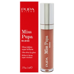 PUPA MILANO Miss Pupa Gloss Ultra-Shine Lip Gloss - 405 Blush Nude By for Women - 0.17 OZ Lip Gloss