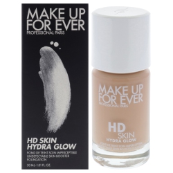 MAKE UP FOR EVER HD Skin Hydra Glow - 2R24 Cool Nude By for Women - 1.01 OZ Foundation