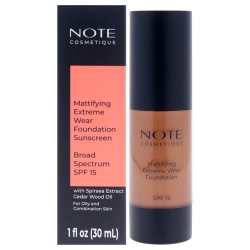 NOTE COSMETIQUE Mattifying Extreme Wear Foundation Spf 15 - 114 Latte By for Women - 1 OZ Foundation