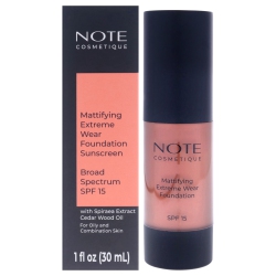 NOTE COSMETIQUE Mattifying Extreme Wear Foundation Spf 15 - 110 Smoke By for Women - 1 OZ Foundation