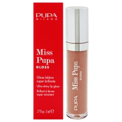 PUPA MILANO Miss Pupa Gloss Ultra-Shine Lip Gloss - 403 Nude Obsession By for Women - 0.17 OZ Lip Gloss