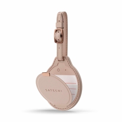 SATECHI Vegan-Leather Findall Luggage Tag | Desert Rose