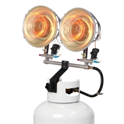 VEVOR 30000 Btu Propane Tank Top Heater, Rapid Heating 180-Degree Infrared Radiant Tank Top Gas Heater, 3 Heat Settings for Ice Fishing/