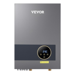 VEVOR 36Kw Tankless Electric Water Heater, Instant Hot Water Heater Under Sink, On Demand for Bathroom, Kitchen, Office \w Lcd Touch Screen, Child
