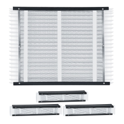 VEVOR 20 X 25 X 4 Furnace Filter, Merv 13 Hvac Ac Filters, 12-Month Electrostatic Pleated Air Conditioner Filters, 4-Pack (Actual Size: 20.47 X 25.20