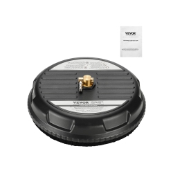 VEVOR 15" Pressure Washer Surface Cleaner, Plastic Attachments \w 4-Wheel, 4000 Max Psi, 1/4 Quick Connector, 2 Spray Nozzles, for Driveways