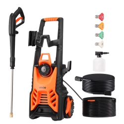 VEVOR 4500 Psi Max Electric Pressure Washer, 3.2 Gpm \w Pressure Adjustment, High Power Pressure Machine \w 4 Quick Connect Nozzles, For