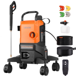 VEVOR 2700 Psi Max Electric Pressure Washer, 1.8 Gpm, High Power Pressure Machine \w 4 Quick Connect Nozzles And A Foam Cannon, Ideal For
