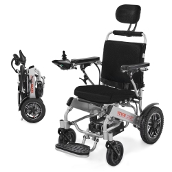 VEVOR 300Lbs Capacity Electric Wheelchair for Adults, \w Adjustable Backrest, Foldable & Lightweight Motorized Wheelchair, 13-Mile Range