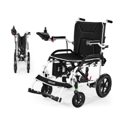 VEVOR 220Lbs Capacity Electric Wheelchair for Adults, Foldable & Lightweight Motorized Wheelchair, 12-Mile Long Travel Range, All-Terrain Powered