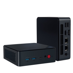 BRE NUC Mini PC N6M, 12Th Gen Alder Lake N100(Up to 3.4Ghz), 16GB Lpddr5 512GB SSD Mini Computer, 2X2.5G Lan, HDMI/dp/USB-C 4K Triple