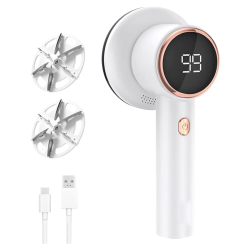 MYACUC Clothes Lint Trimmer With Digital Display, USB Rechargeable Sweater Lint Remover for Removing Lint From Sofas And Coats