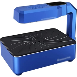 CHSSHA00 Electric Barbecue Grill, 1100W High Power Bbq Grill \w Fat Oil Drip Tray & Extraction Fan, Temperature Control 80-280°C And 1-80 Minutes