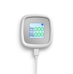 GREEN SCENIC 1.4-Inch Tft Full-Color Lcd Gas Alarm Wifi Smart Version Carbon Monoxide Alarm Can Be Used In Kitchens, Bathrooms, Gas Rooms, Gas