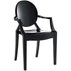 MODWAY Casper Dining Armchair In In Black