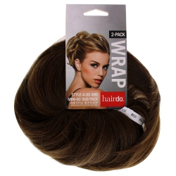 HAIRDO Style-A-Do And Mini-Do Duo Pack - R830 Ginger By for Women - 2 PC Hair Wrap In Brown