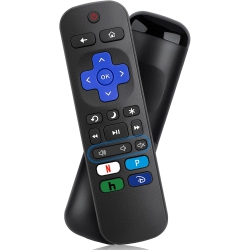 JANKE Replacement Remote for Roku Tv (2PCs) - Streaming Buttons (Tcl/hisense/sharp)