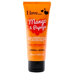 I LOVE COSMETICS Super Soft Hand Lotion - And Papaya By for Women - 2.5 OZ Lotion In Mango