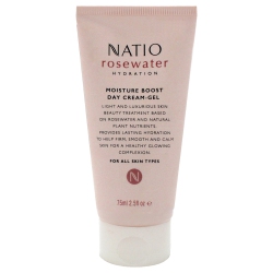 NATIO Rosewater Moisture Boost Day Cream-Gel By for Women - 2.5 OZ Cream