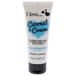 I LOVE COSMETICS Super Soft Hand Lotion - Coconut And Cream By for Women - 2.5 OZ Lotion