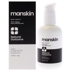 NATURAL OUTCOME Manskin Anti-Aging Daily Moisturizer By for Women - 4 OZ Moisturizer