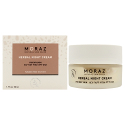 MORAZ Herbal Night Cream - Dry Skin By for Unisex - 1.7 OZ Cream