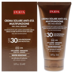 PUPA MILANO Multifunction Anti-Aging Water Resistant Sunscreen for Face Spf 30 By for Unisex - 1.69 OZ Cream