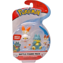 POKEMON 2 Inch Action Figure Battle Figure Pack - Munchlax And Scorbunny