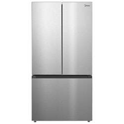 Midea 33" 22.6 Cu. Ft. French Door Refrigerator with Ice Dispenser (MRF23I7AST) - Stainless Steel