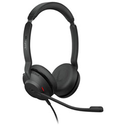 Jabra Evolve2 30 SE On-Ear Headset with Built-in Microphone - Black
