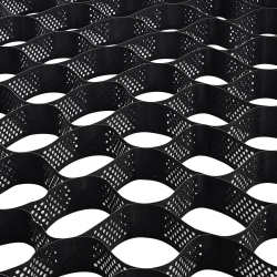 VEVOR 4 Inch Depth Gravel Grid, 17.06 X 8.86 Ft / 5200 X 2700 Mm, 1880 Lbs Per Sq Ft Grass Ground Retainer, Permeable Geo Grids Driveway