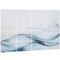 VEVOR 8-Pack Art Acoustic Panels, 47.24X23.62X0.4In Soundproof Wall Tiles, Self Adhesive Decorative Sound Dampening Absorbing Boards for Home