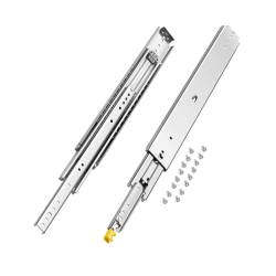 VEVOR 2-Set Drawer Rails, Sizes Ranging From 16 to 60 Inches, 500 Lbs Weight Limit, Locking Mechanism Included, Ball Bearing Side Mount Drawer Slide