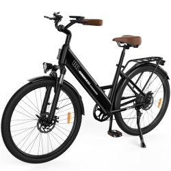 ISINWHEEL Ucity Adults Cruiser Electric Bike (750W Motor/ 88+Km Range/ 32Km/h Top Speed/26" Tires/shimano 7 Speed/dual Suspension/ul 2271/2789