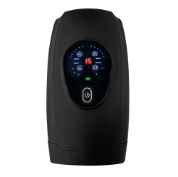 CHSSHA00 Heated Palm Massager \w Air Compression & Acupressure - 360° Airbag, 38-43℃ Heat Therapy, 6 Massage Modes, Portable for Hand Pain Relief