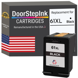 DOORSTEPINK Brand for HP 61Xl (Ch563Wn) Remanufactured In The Usa Ink Cartridges In Black